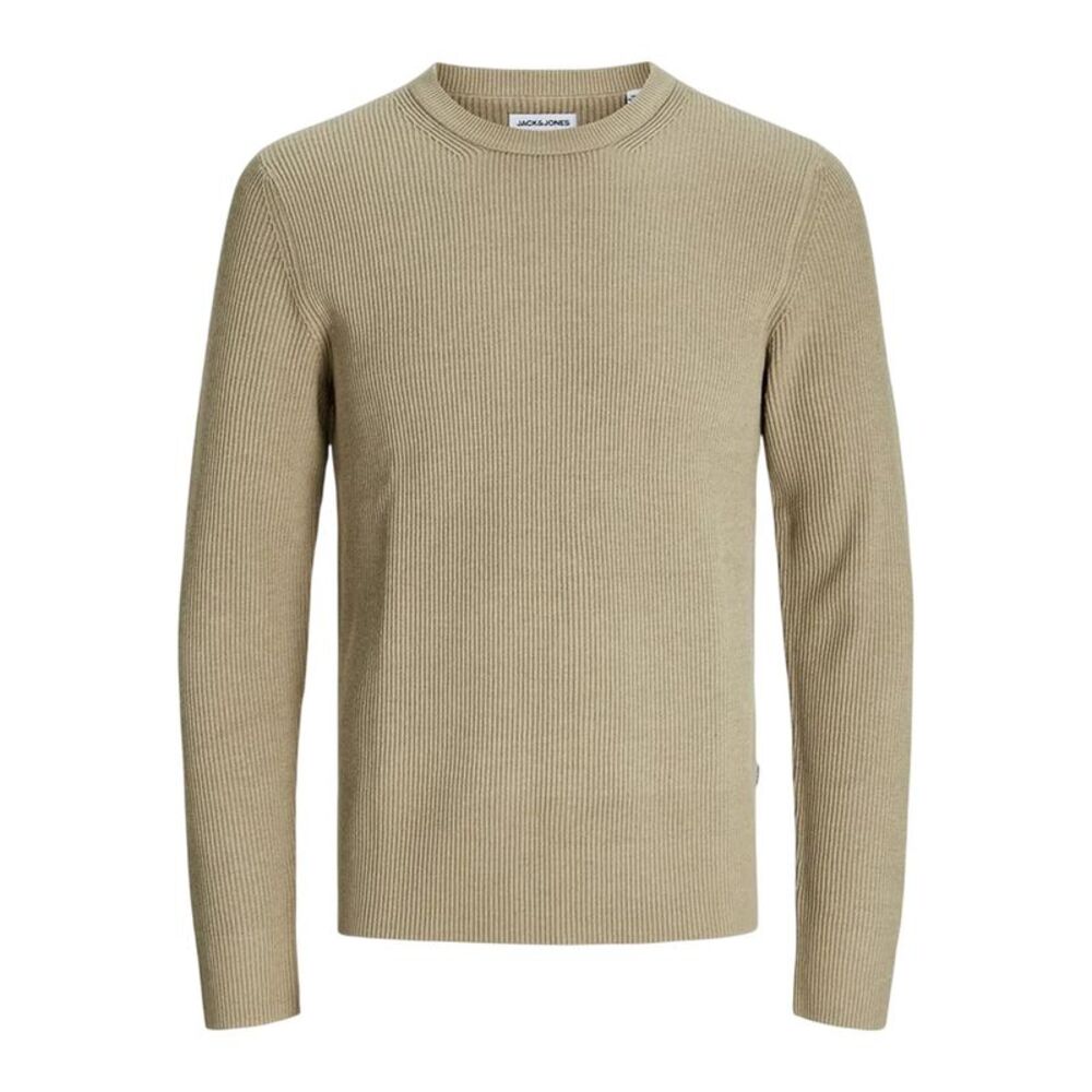 Jack And Jones Mens Knitted Sweatshirt / Crockery
